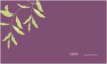 Place Card - fresh leaves Place Card - fresh leaves