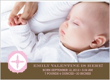 Birth Announcement - butterfly baby