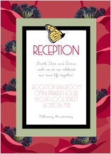 Reception Card - poppy love