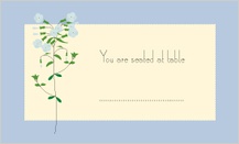 Place Card - lyrical phlox Place Card - lyrical phlox