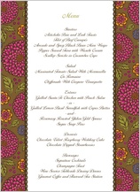 Menu - garden party