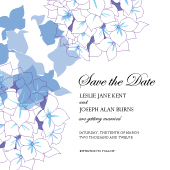 Save the Date Card - Simply Hydrangea