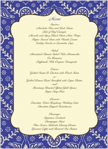 Menu - boho birds Menu - boho birds
