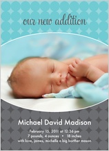 Birth Announcement with photo - new addition Birth Announcement with photo - new addition