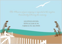 Reception Card - east coast wedding