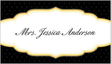 Place Card - bold polka dot Place Card - bold polka dot