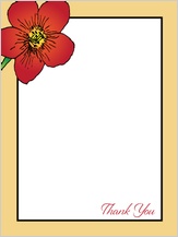 Thank You - nasturtium