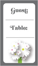 Place Card - mrs. & mrs. Place Card - mrs. & mrs.