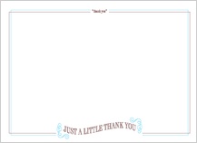 Thank You - a little thank you