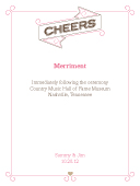 Reception Card