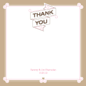Wedding Thank You Card