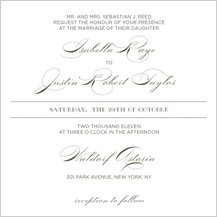 Wedding Invitation - lux