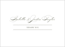 Wedding Thank You Card - lux