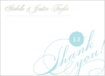 Wedding Thank You Card - sweet love