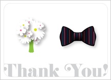 Wedding Thank You Card - mr. & mrs