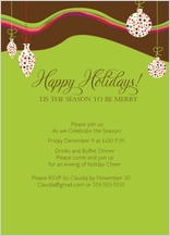 Holiday Party Invitations - colorful holiday party Holiday Party Invitations - colorful holiday party