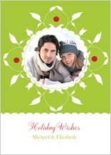 Holiday Cards - holiay wishes wreath Holiday Cards - holiay wishes wreath