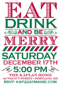 Holiday Party Invitations - Be Merry