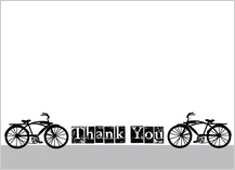 Thank You - bicycle
