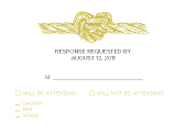 Response Card with menu options