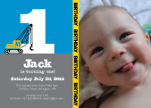 Birthday Party Invitation with photo